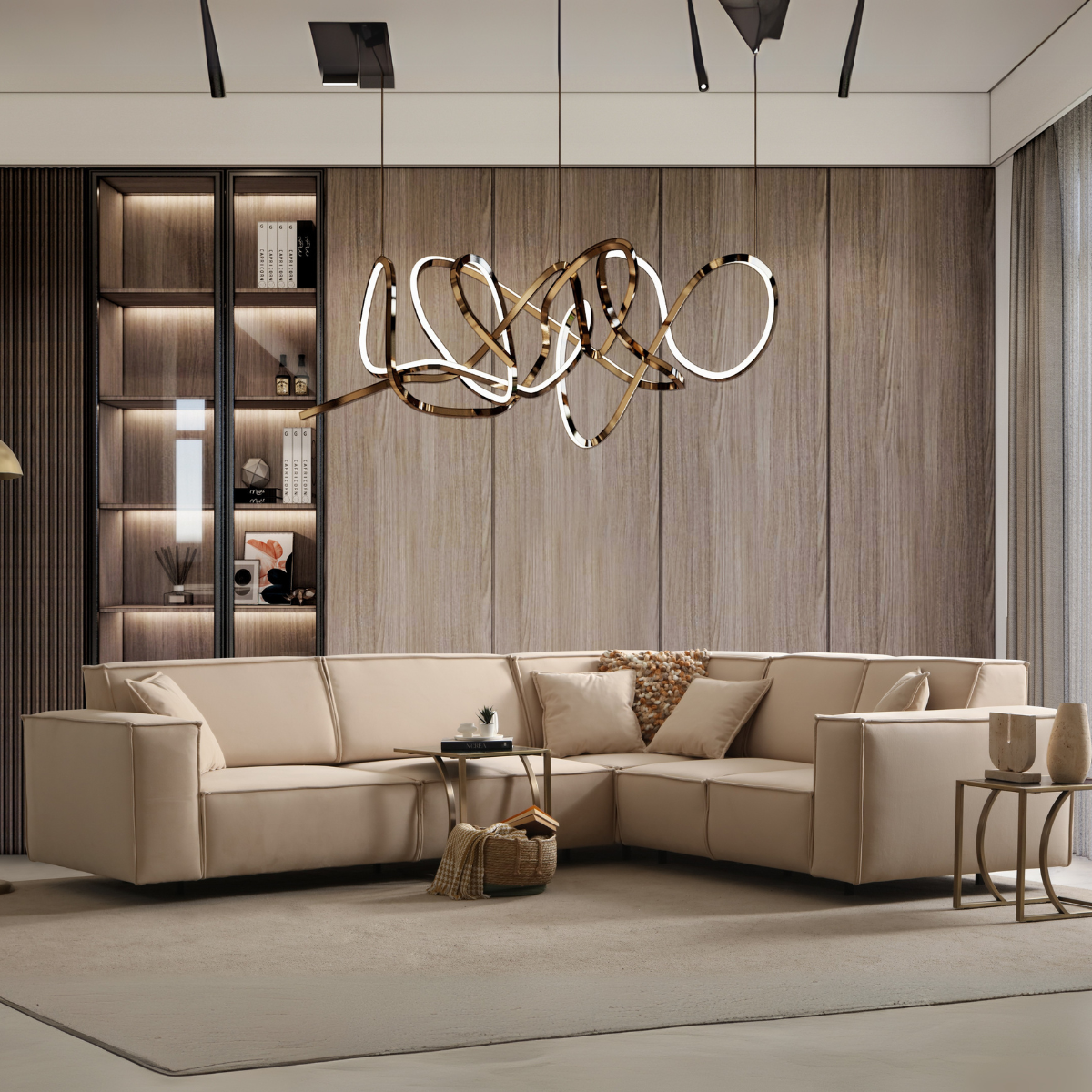 Colțar modern cu recliner, Zen