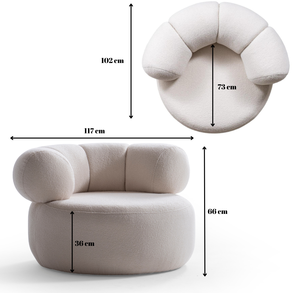 Set Canapele cu fotolii moderne bucle, Camelia