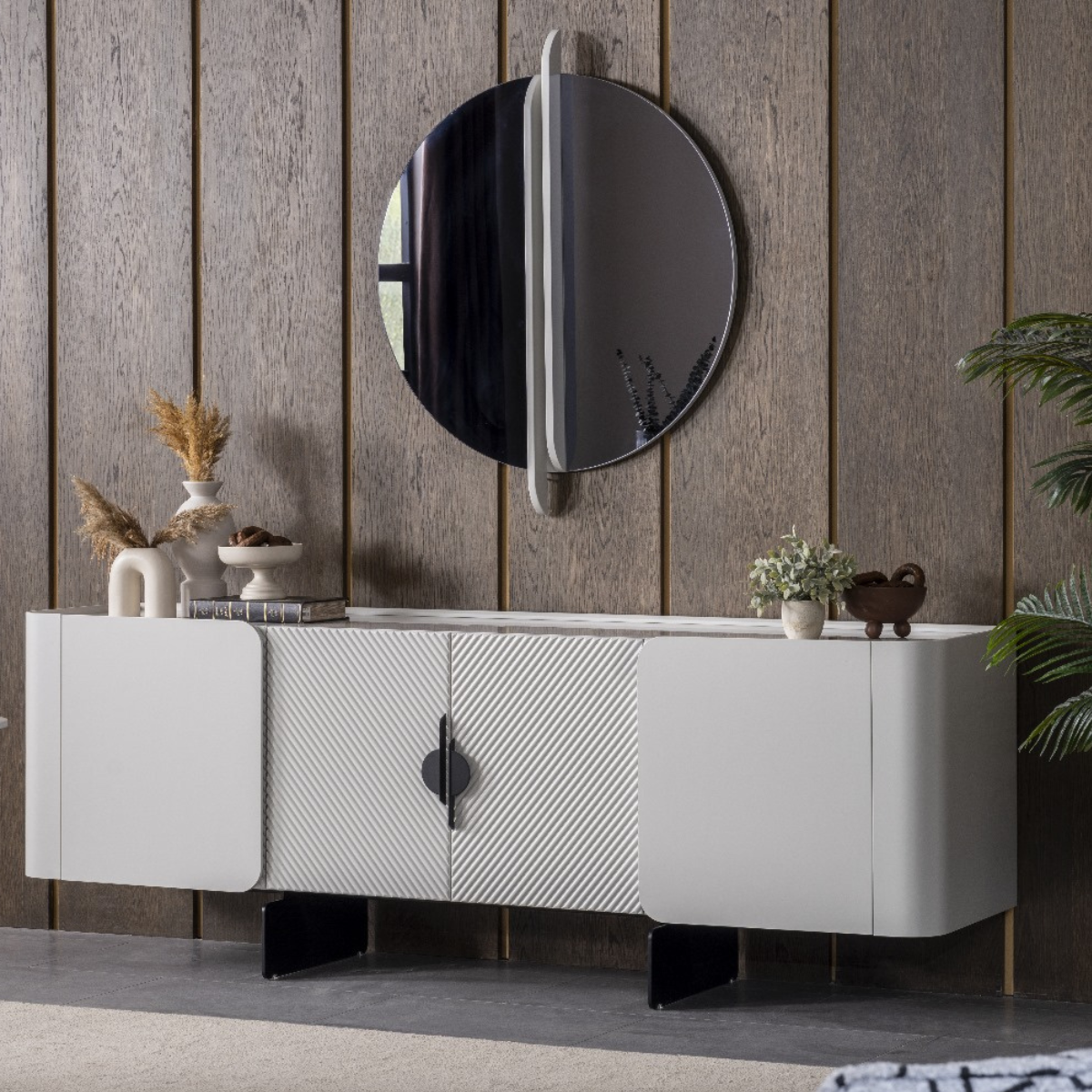 Comoda cu oglinda de dining De Lux, Zeren