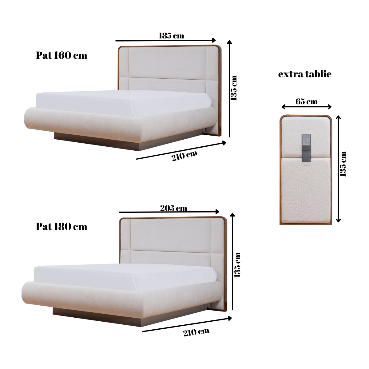 Dormitor modular de lux, Lisa