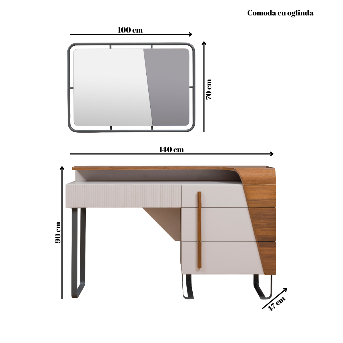 Dormitor modular de lux, Lisa