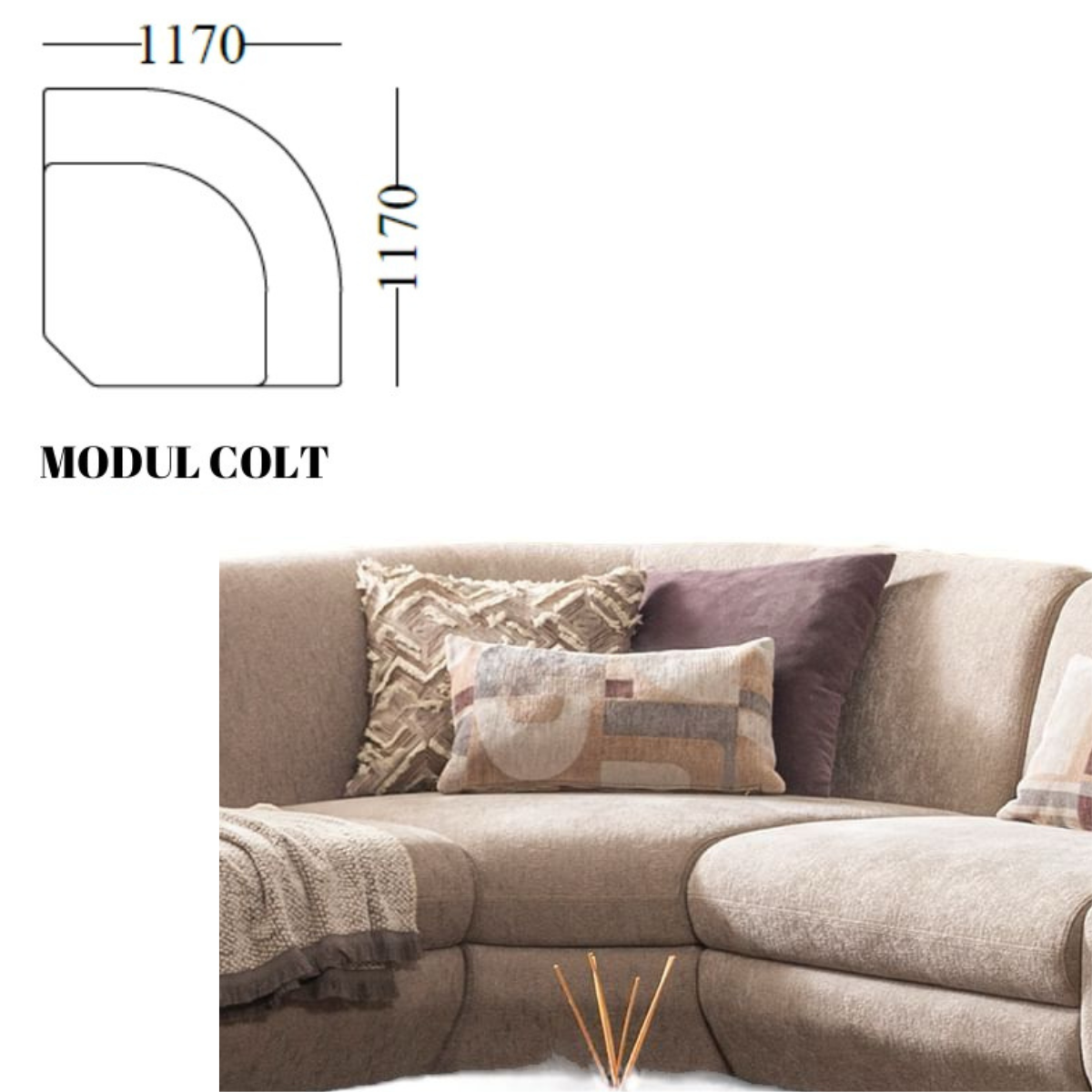 Coltar Modular Bucle, de lux Soprano