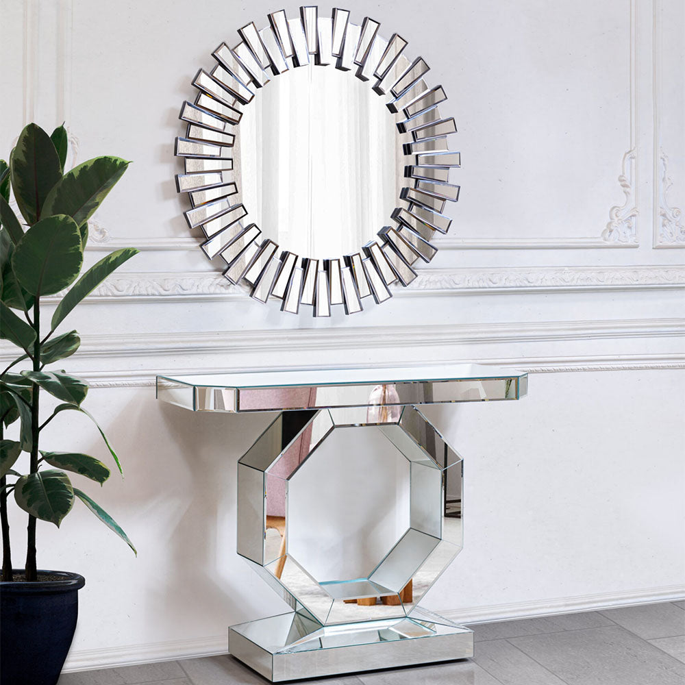 Set consolă cu oglindă de lux, Elma - intermobilifurniture