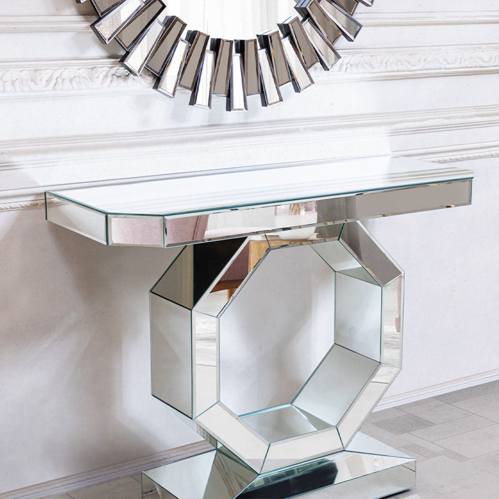 Set consolă cu oglindă de lux, Elma - intermobilifurniture