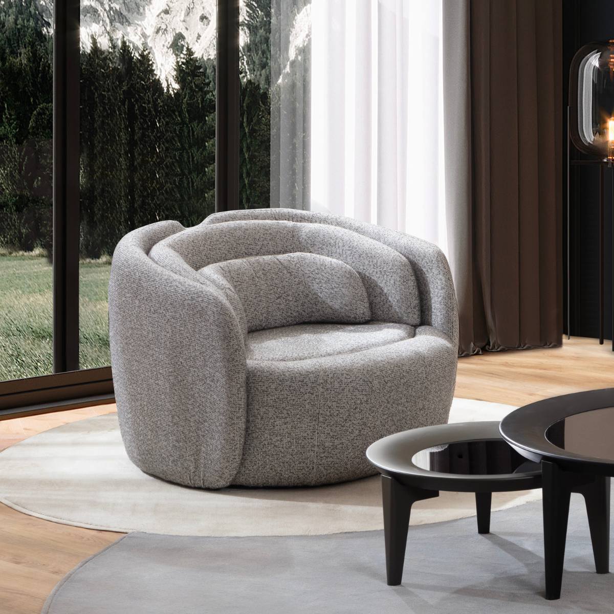 Set Canapea cu fotolii moderne bucle, Osho 7