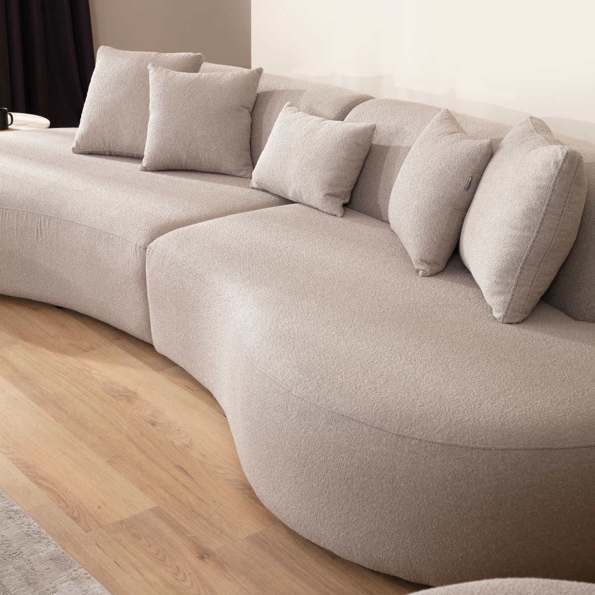 Canapea moderna bucle, Oval