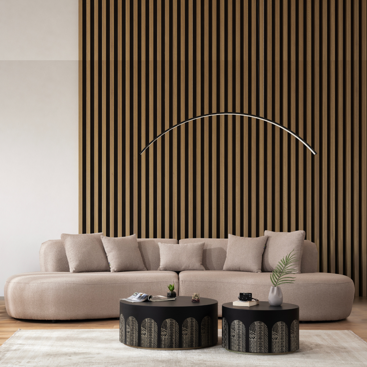 Canapea moderna bucle, Oval