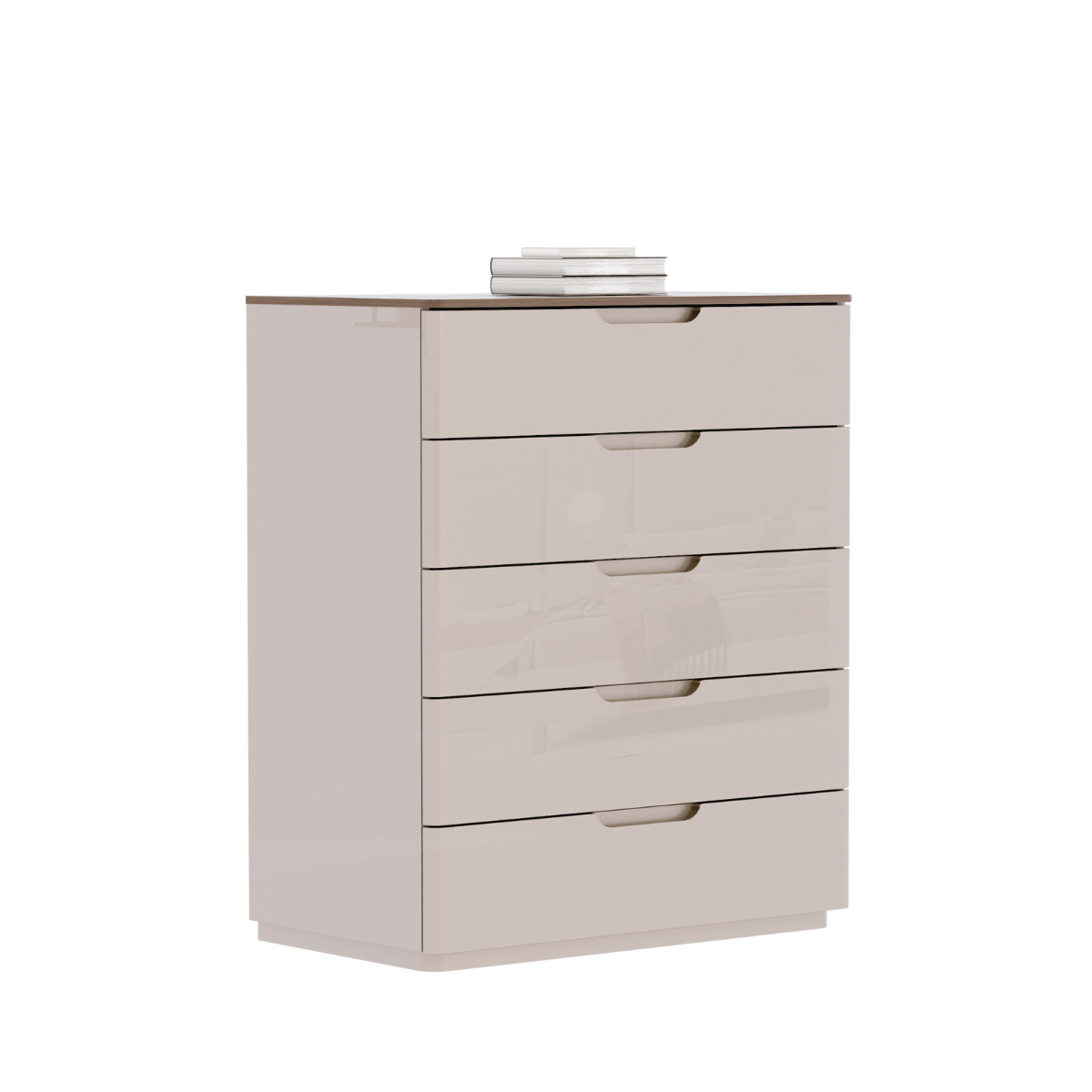 Pat tapițat modern cu 2 noptiere, Bugatis - intermobilifurniture