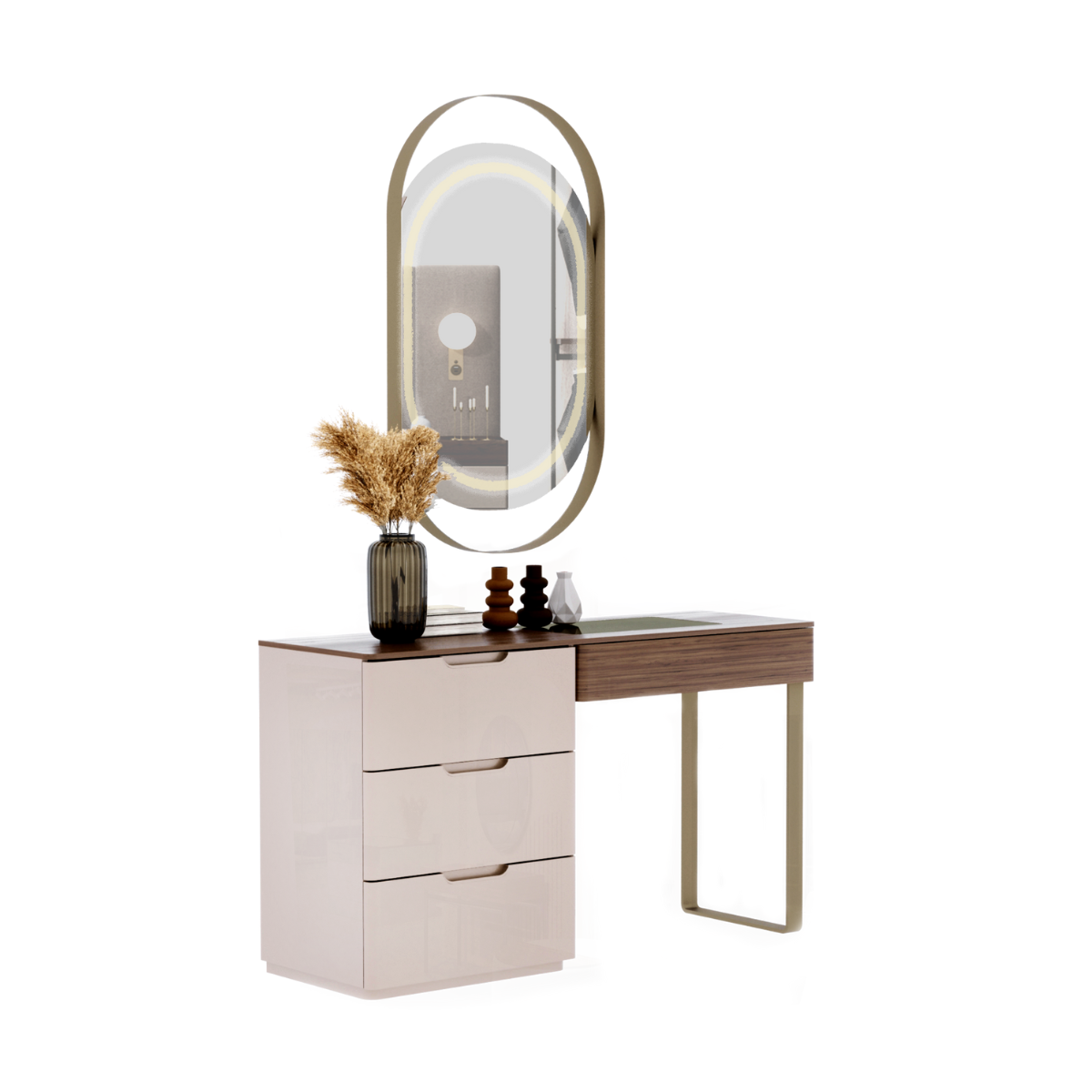 Pat tapițat modern cu 2 noptiere, Bugatis - intermobilifurniture