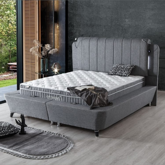 Pat tapițat de lux cu ladă, Lorenzo