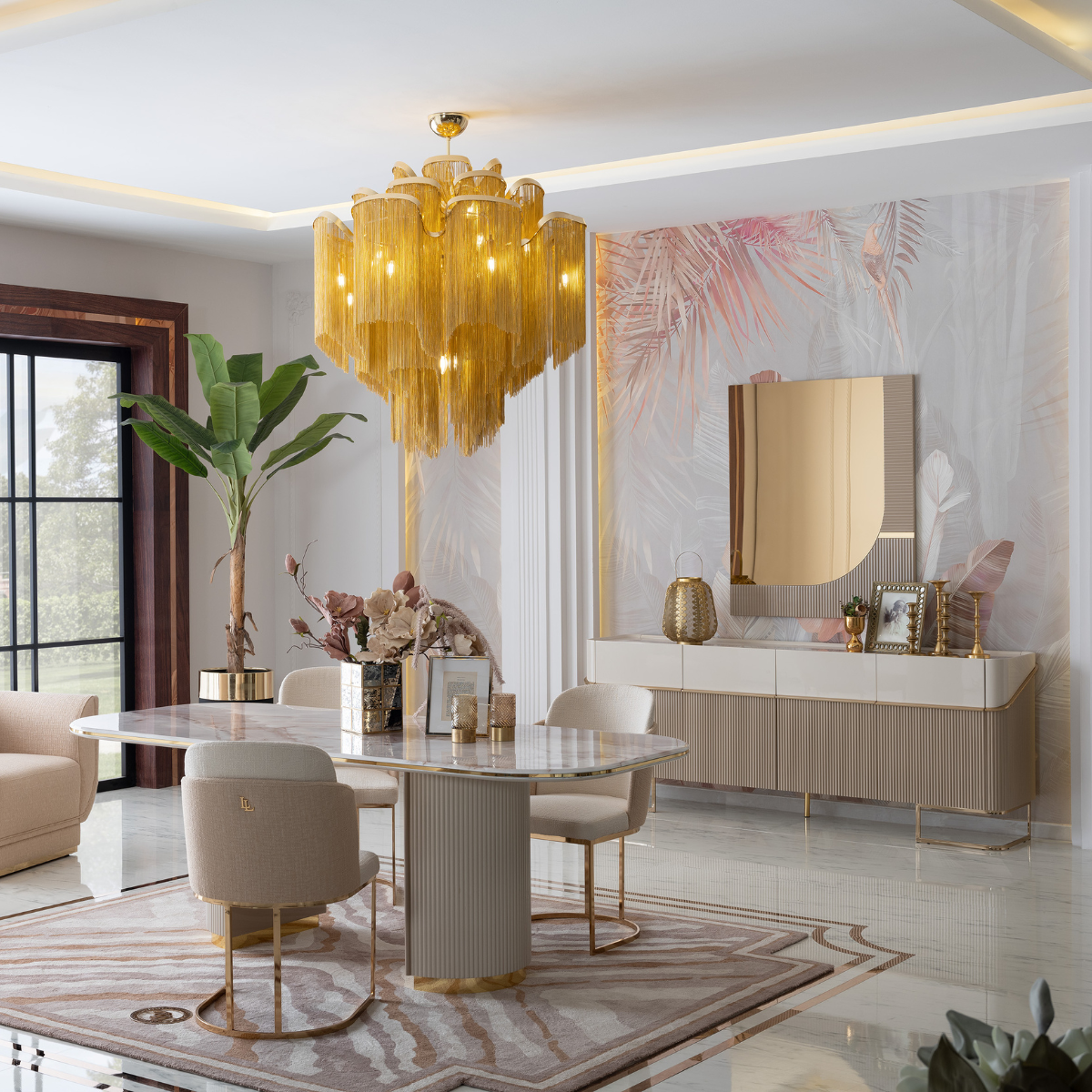 Comodă dining de lux Electra din MDF - intermobilifurniture