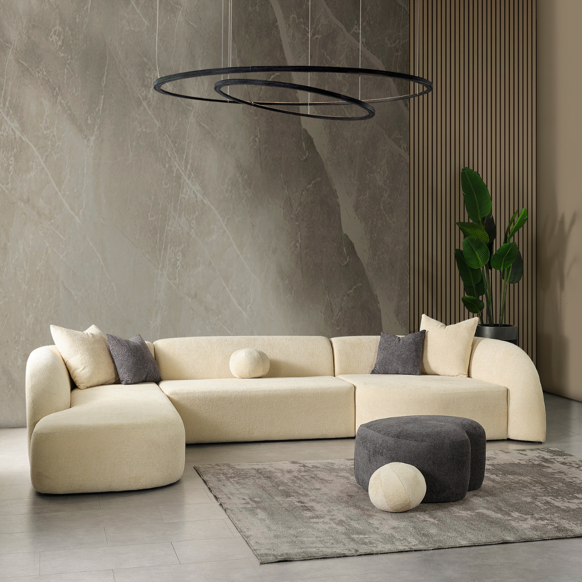 Coltar modern bucle, Love
