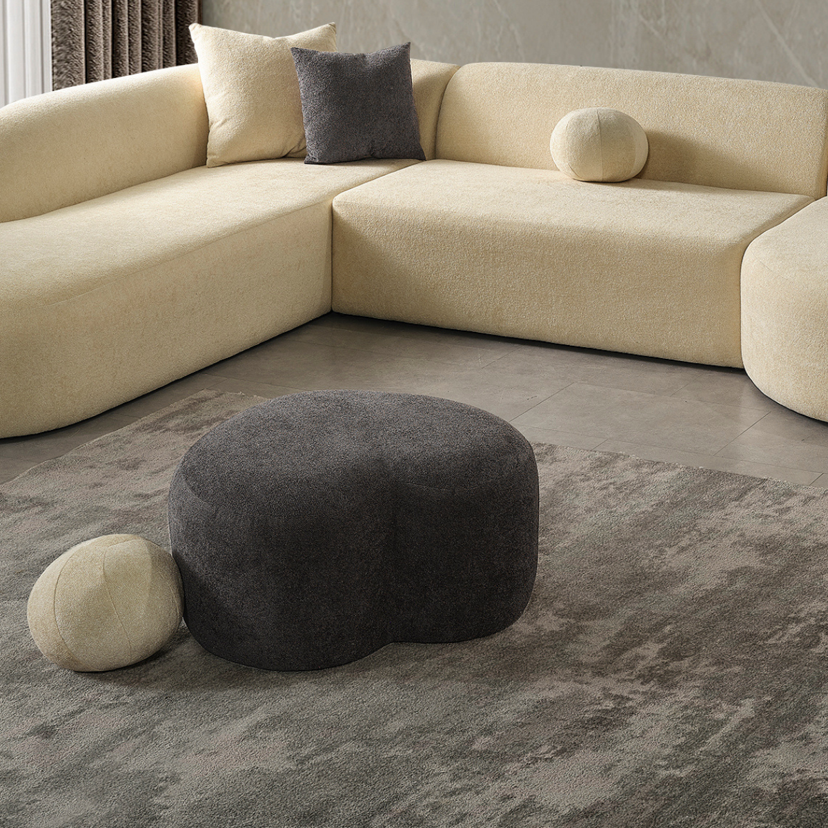 Coltar modern bucle, Love