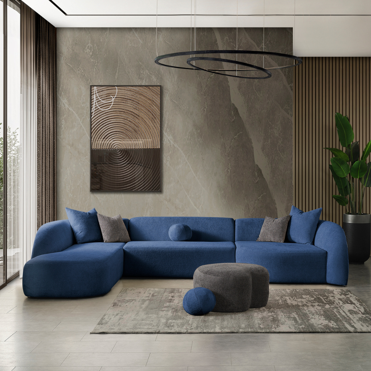 Coltar modern bucle, Love