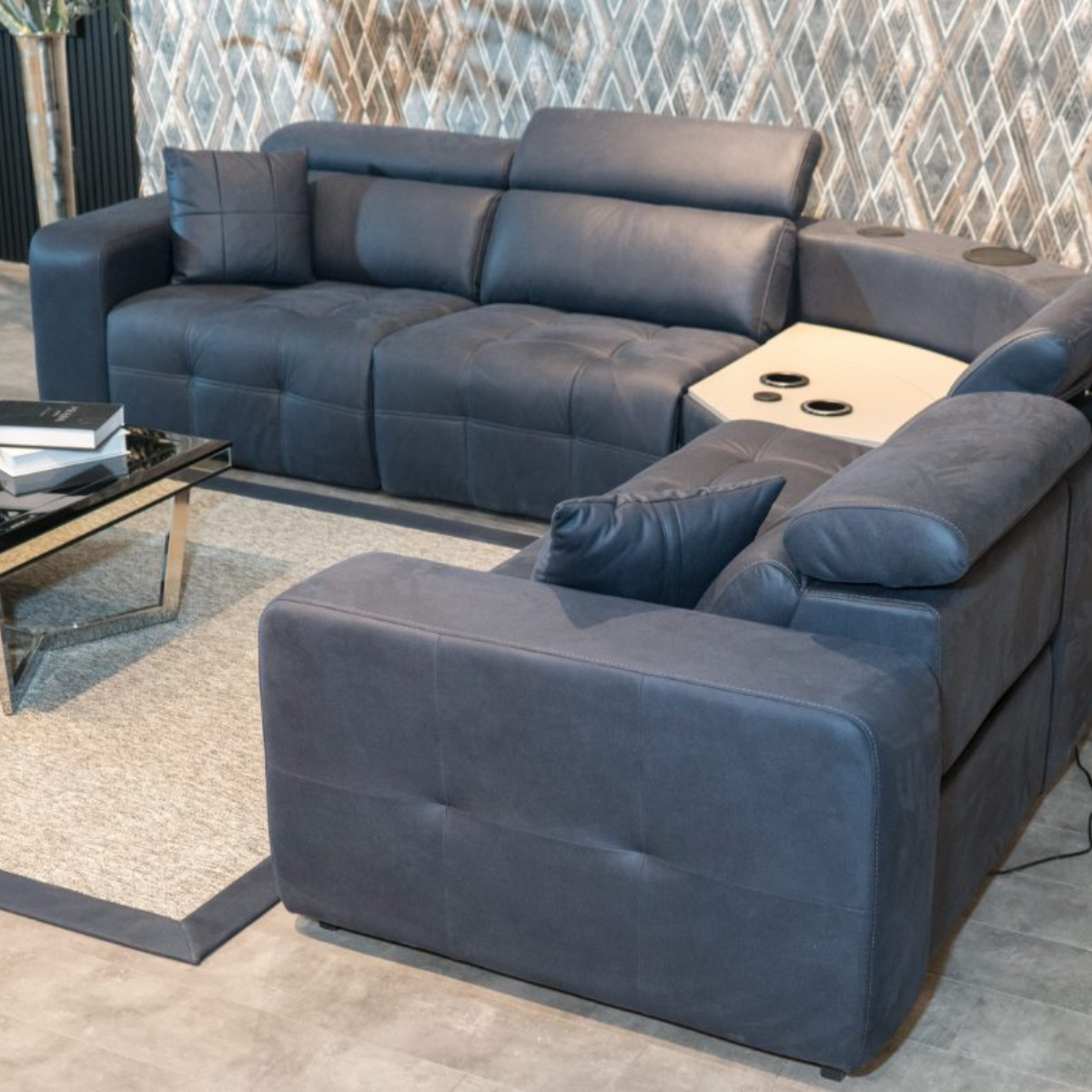 Colțar Modern cu Recliner, Zara B