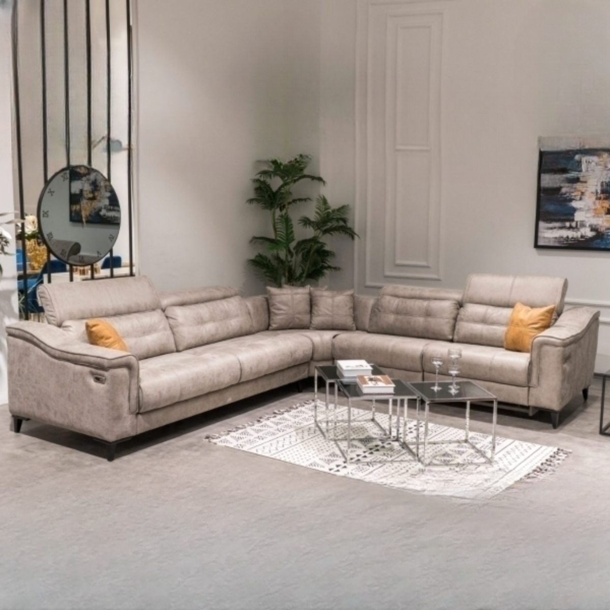 Colțar Modern cu Recliner, Kiev B