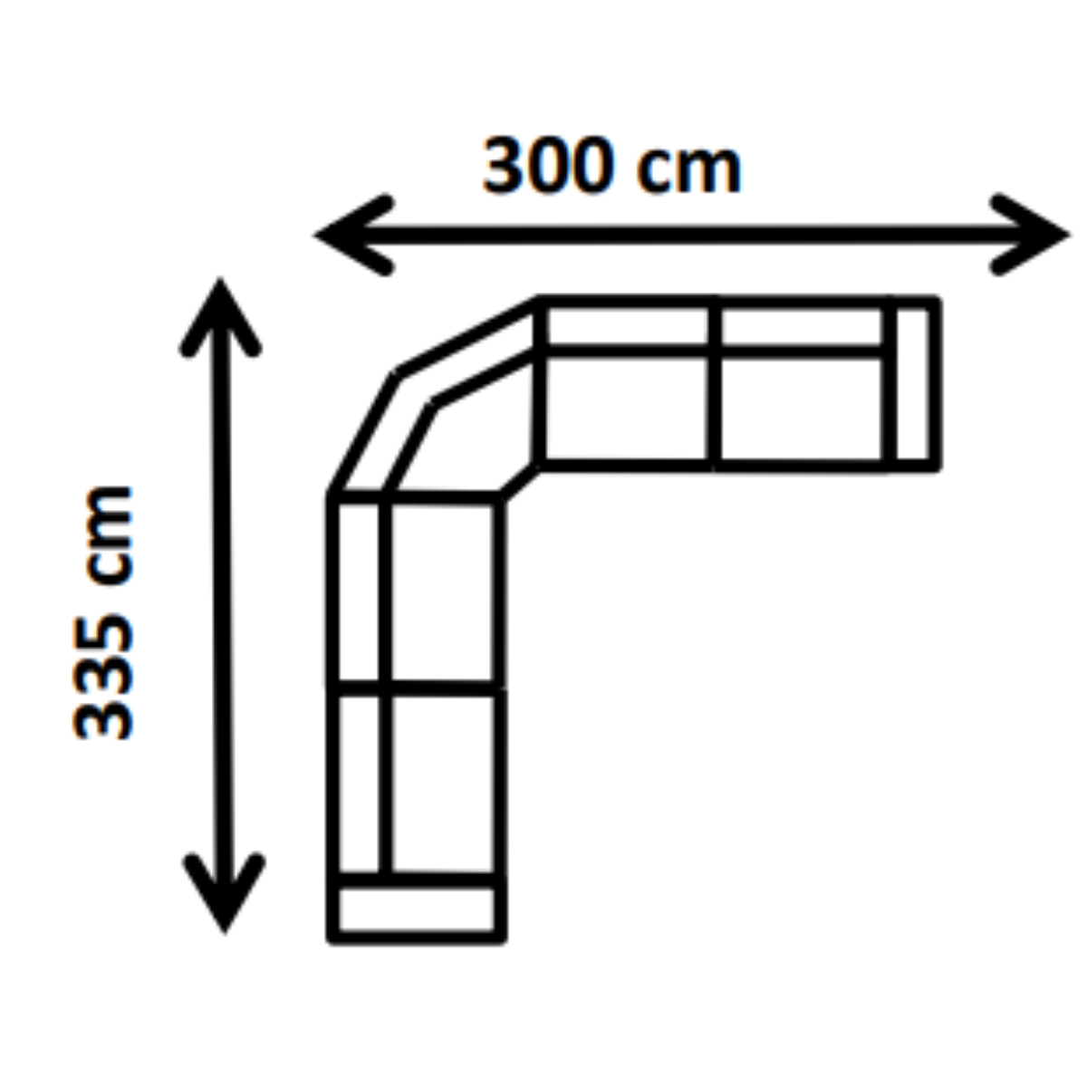 Colțar Modern cu Recliner, Oscar S