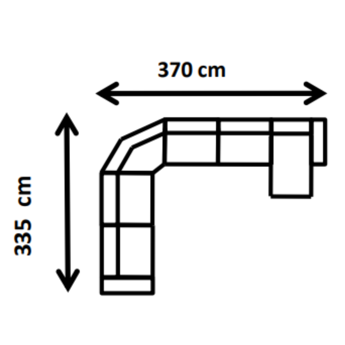 Colțar Modern cu Recliner, Mustang S
