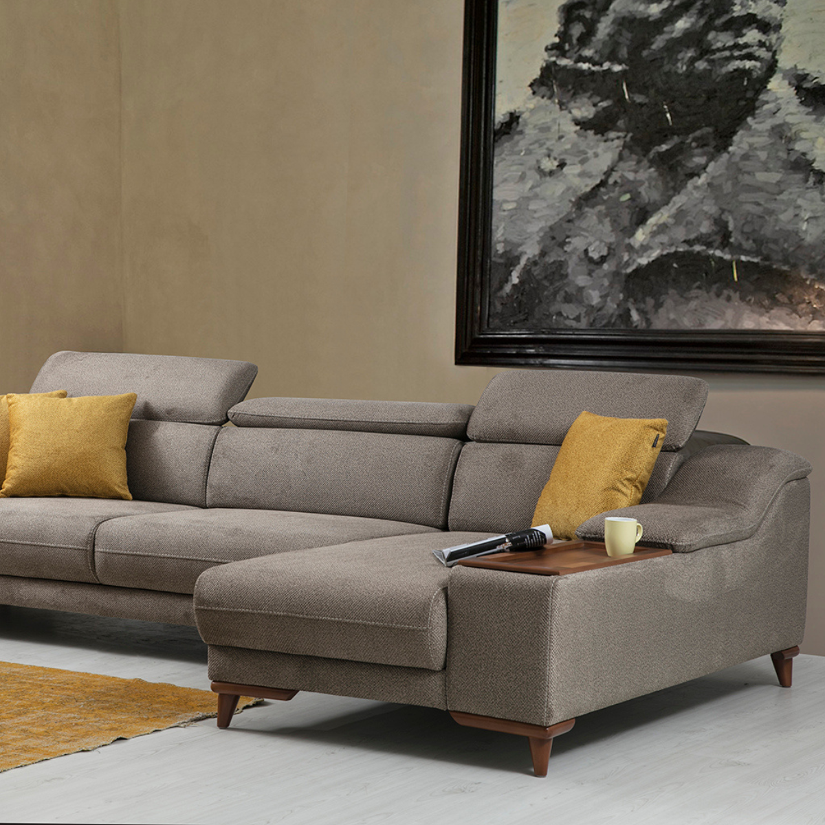 Colțar Modern cu Recliner, Mustang S