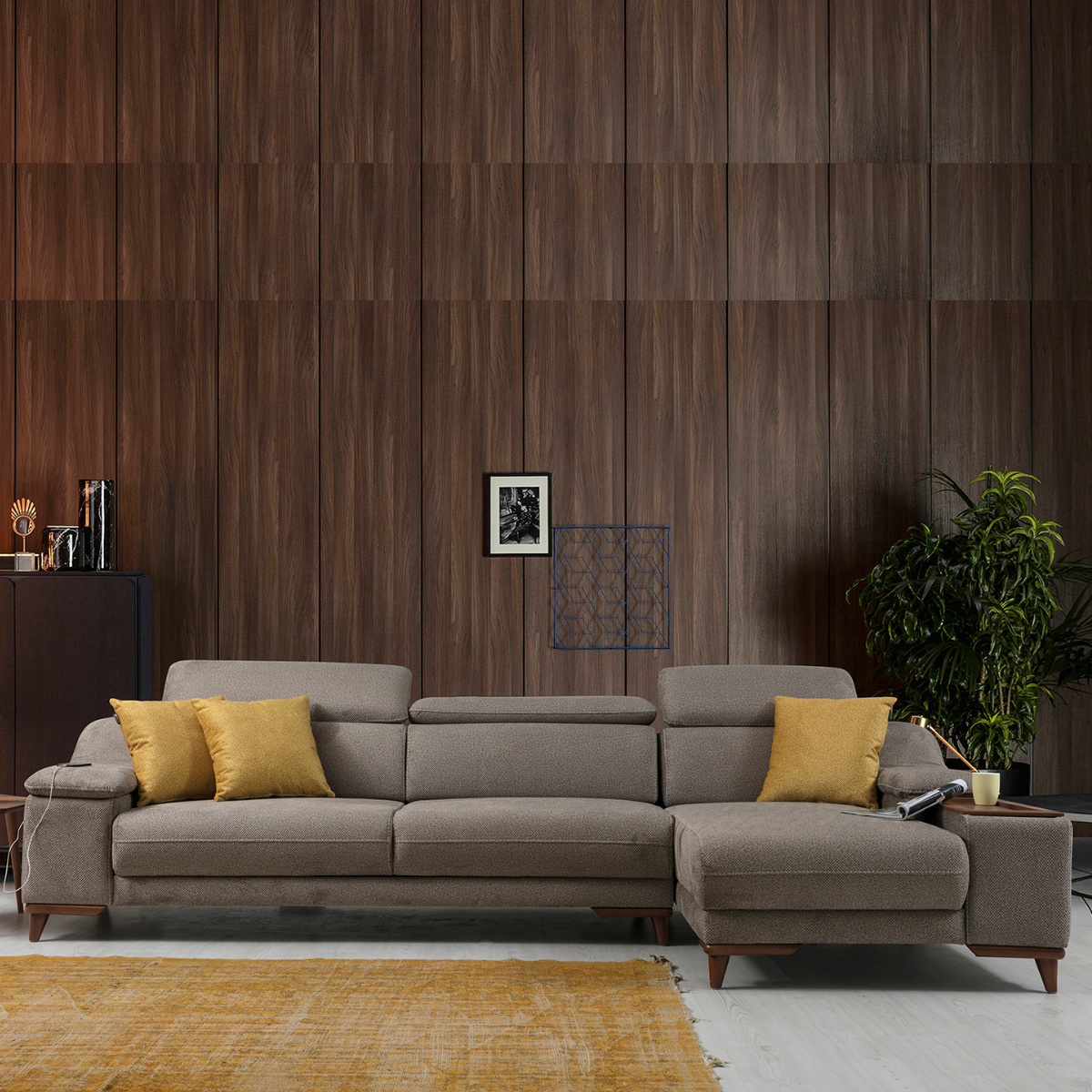 Colțar Modern cu Recliner, Mustang S