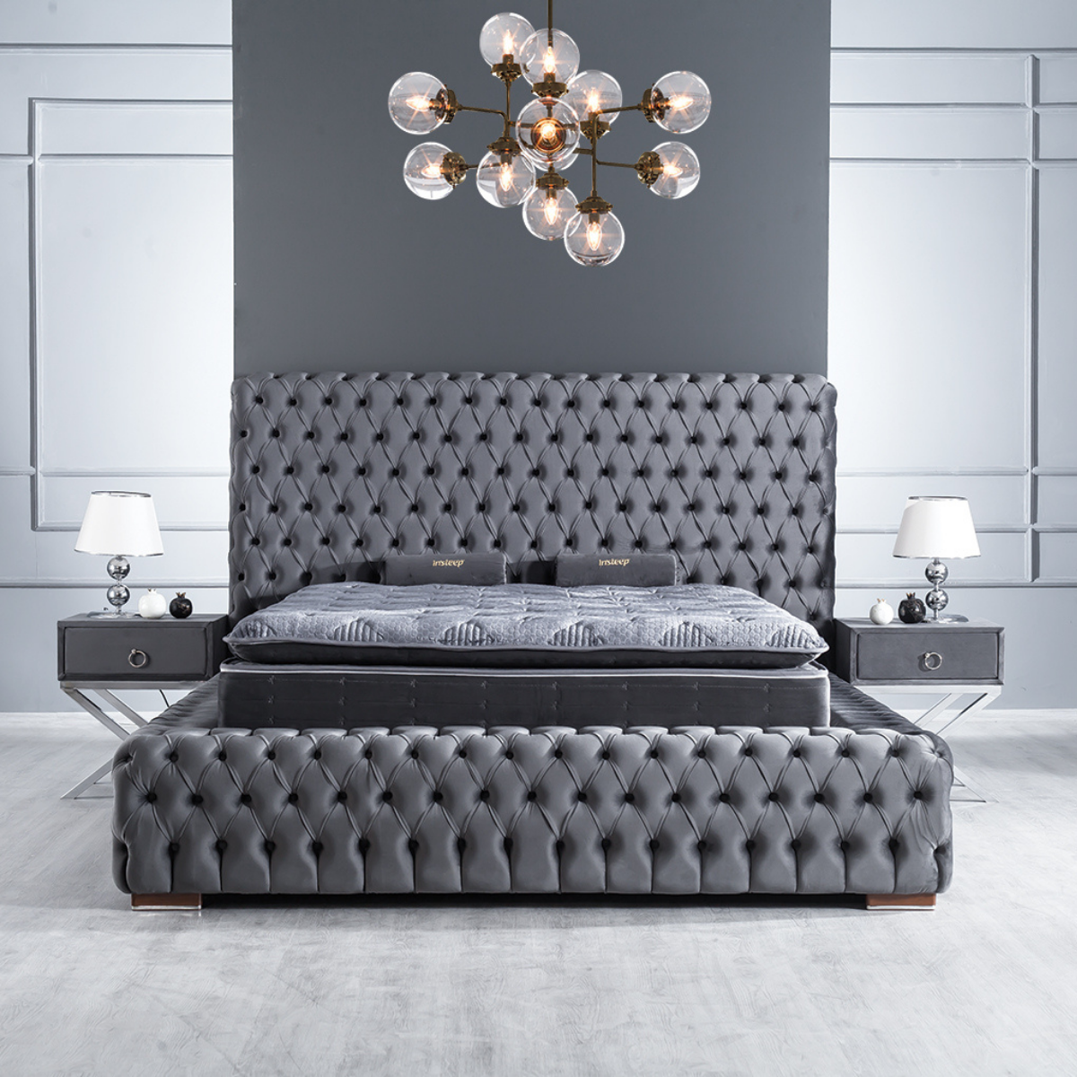 Pat tapițat de lux, Oxford - intermobilifurniture