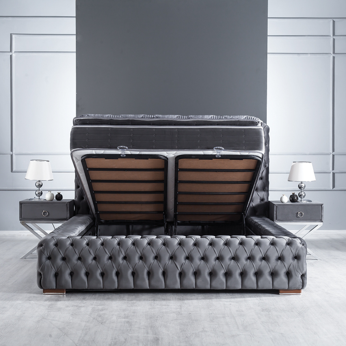 Pat tapițat de lux, Oxford - intermobilifurniture