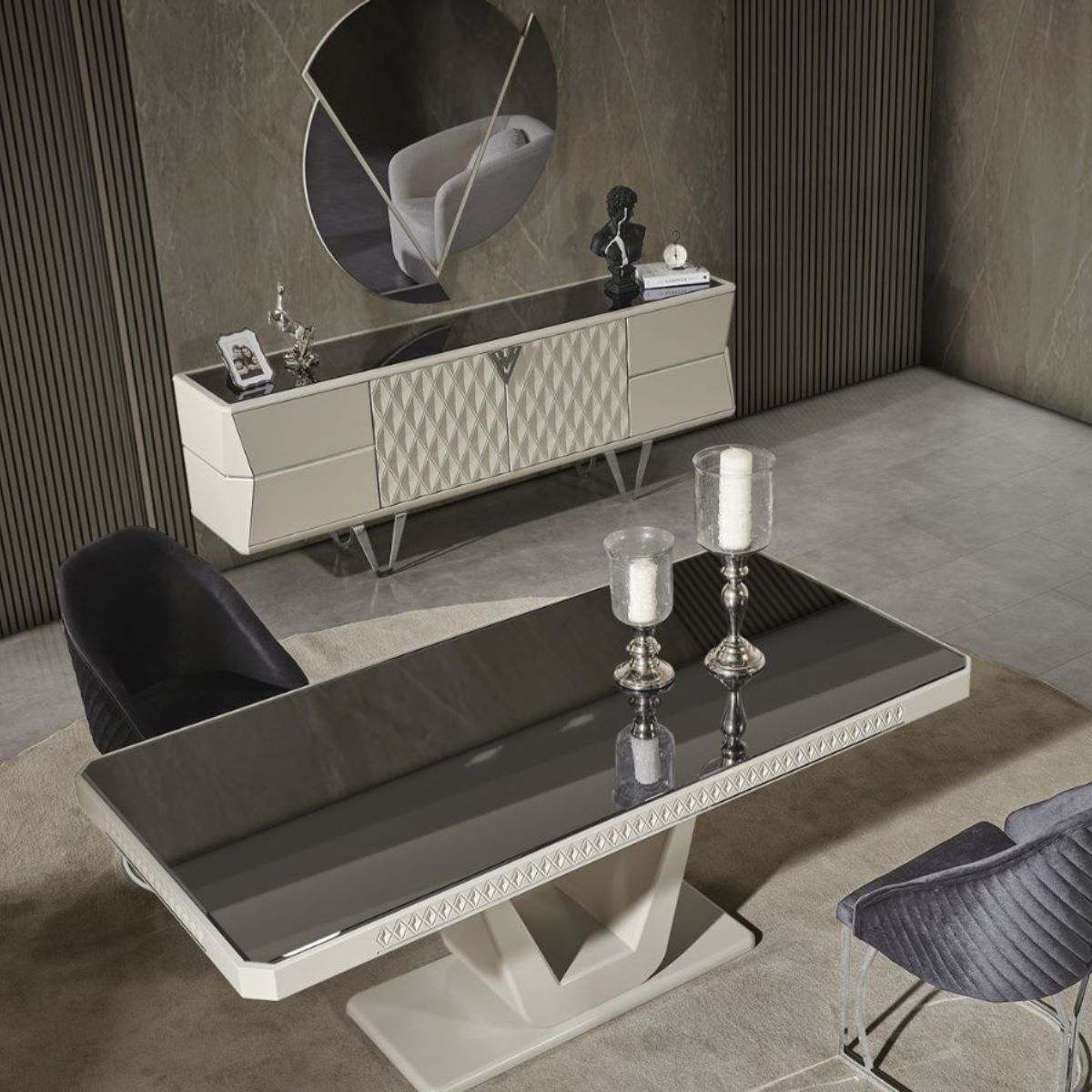 Comoda Cu Oglinda De Lux, Velar - intermobilifurniture
