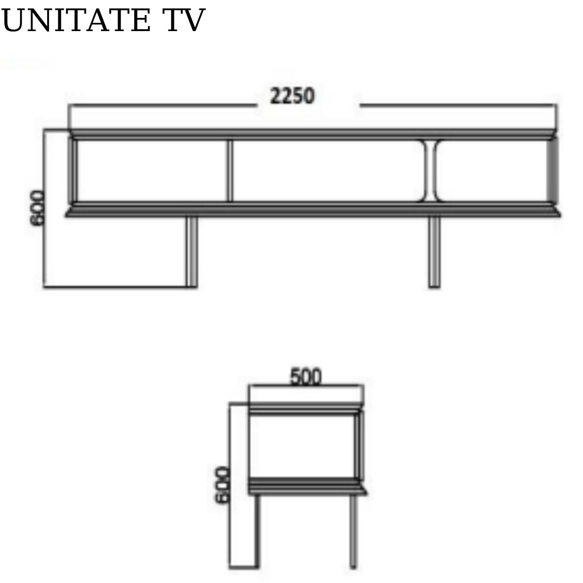 Comoda Tv De Lux Cu Șemineu, Velar - intermobilifurniture
