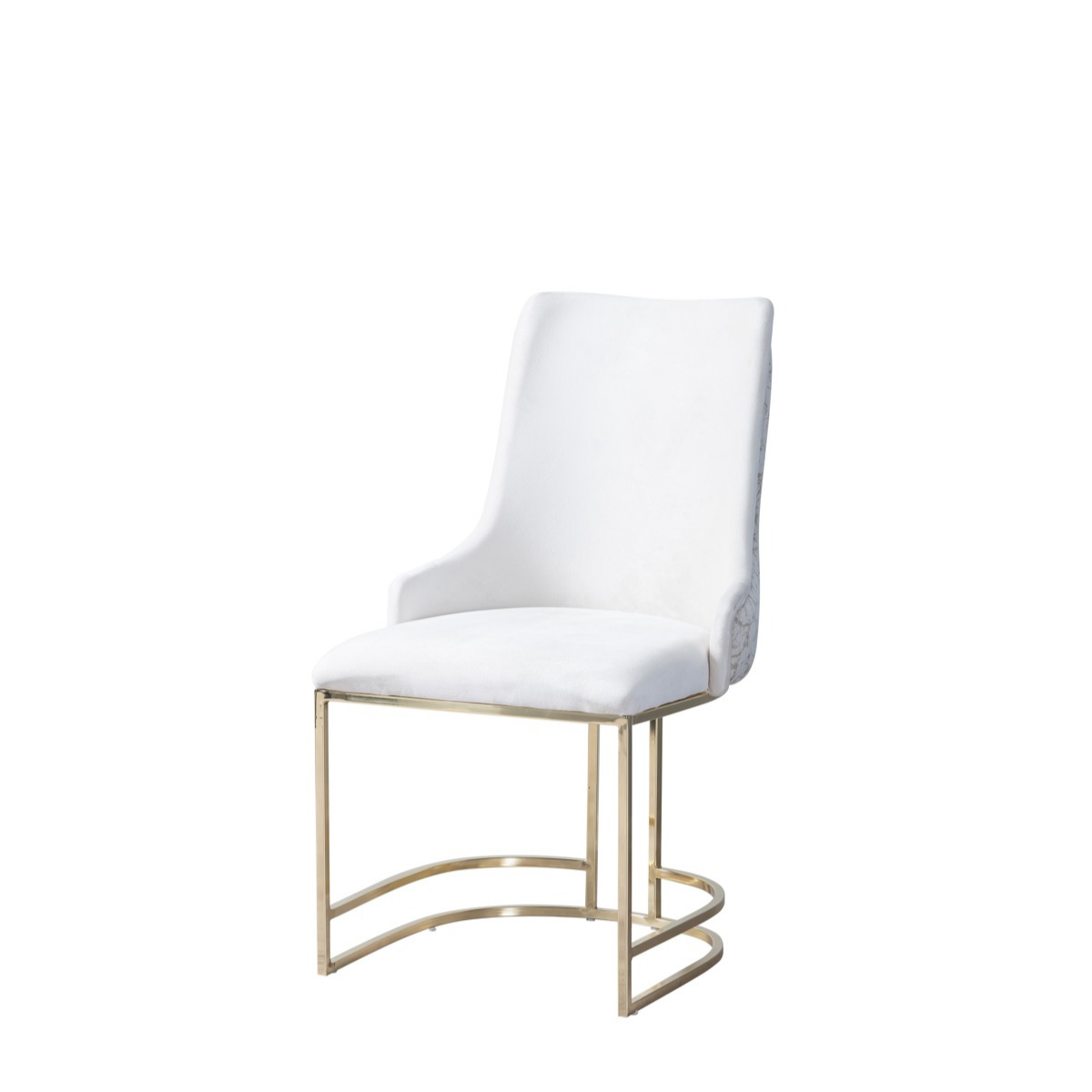 Scaun de lux Karina, din catifea - intermobilifurniture