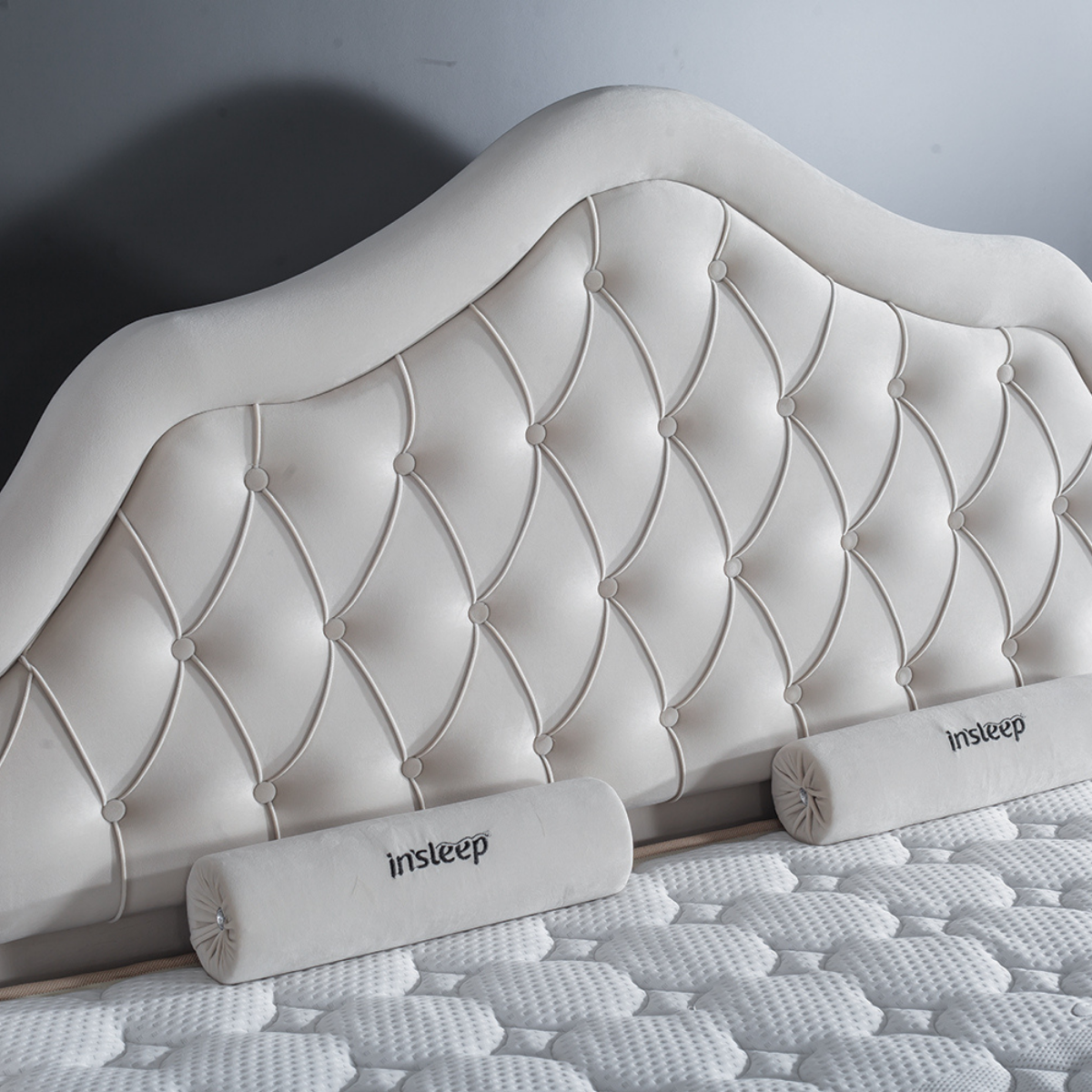 Pat tapițat de lux cu ladă, Perla - intermobilifurniture