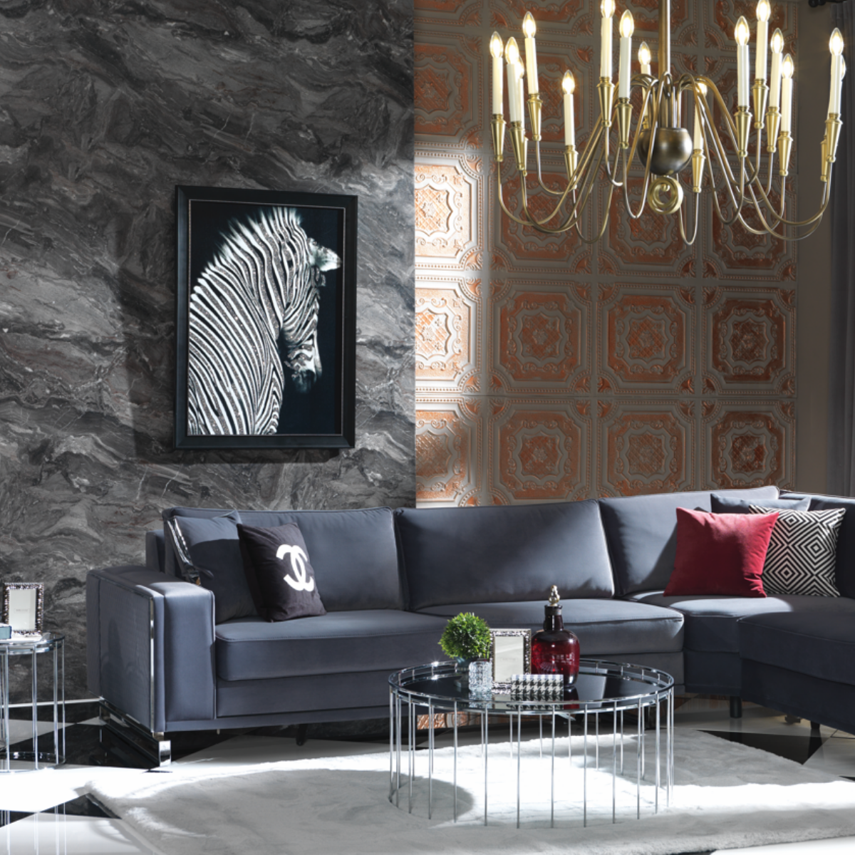 Colectia Moderna de Canapele și Colțare extensibile, Massima - intermobilifurniture