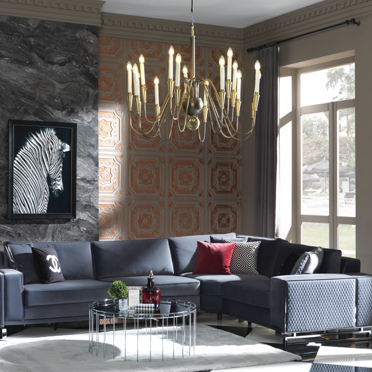 Colectia Moderna de Canapele și Colțare extensibile, Massima - intermobilifurniture