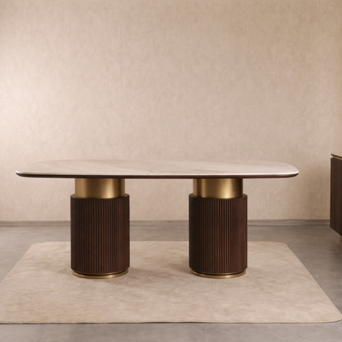 Masa De Dining, Kara Ceramic