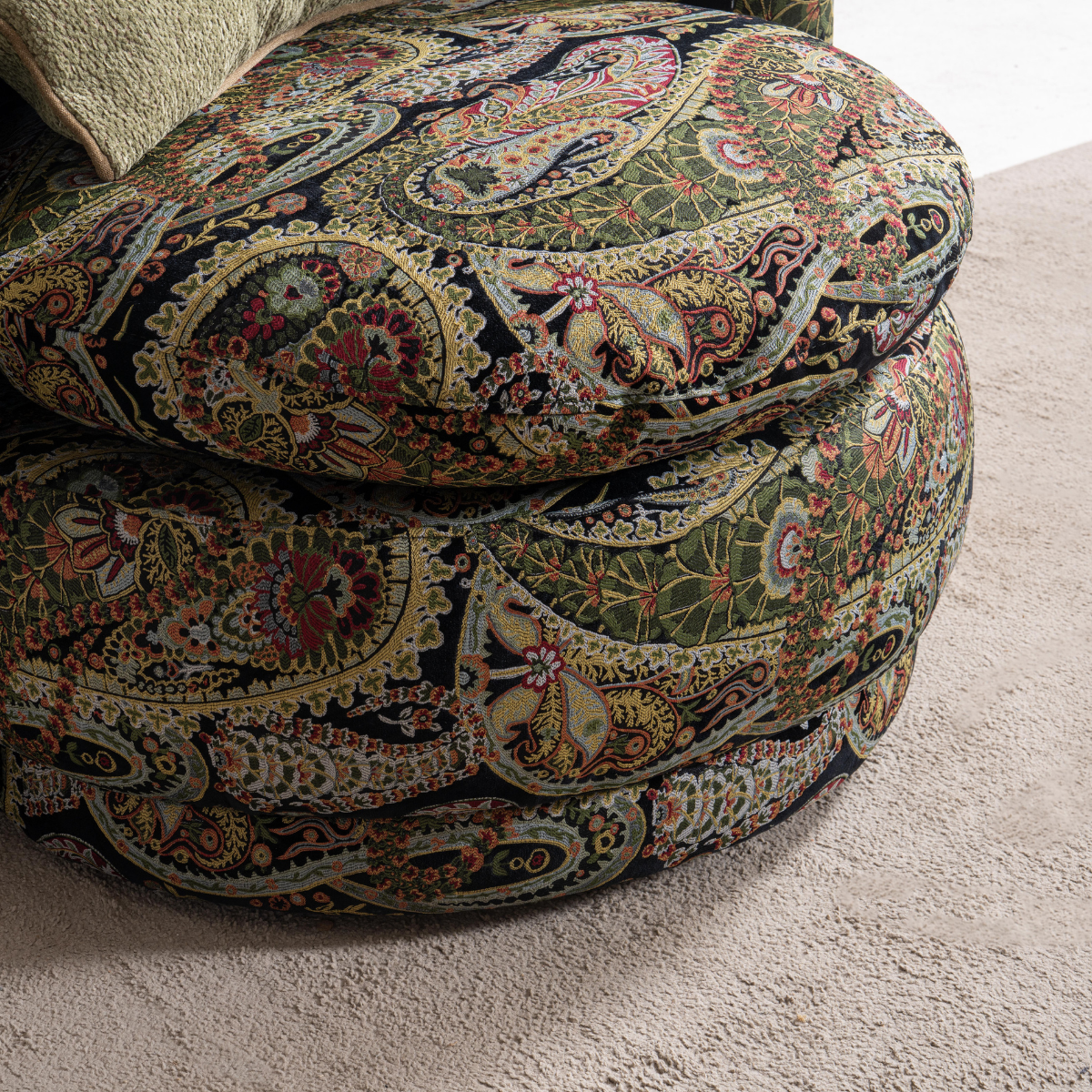 Colțar Modular Bellagio – Eleganță italiană în material bouclé