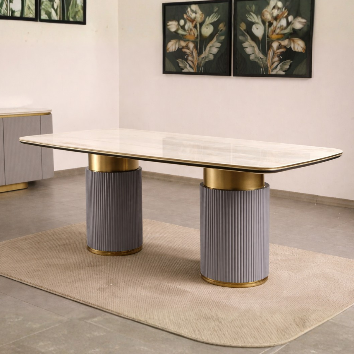 Masa De Dining, Kara Ceramic