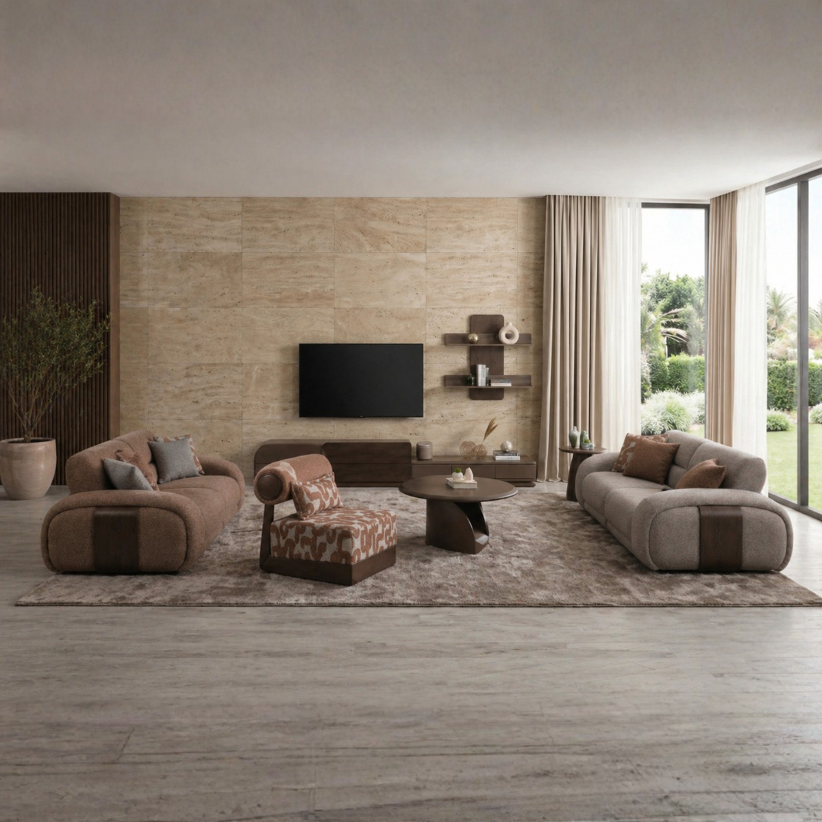 Set canapele si fotolii Bucle, Lux Stark