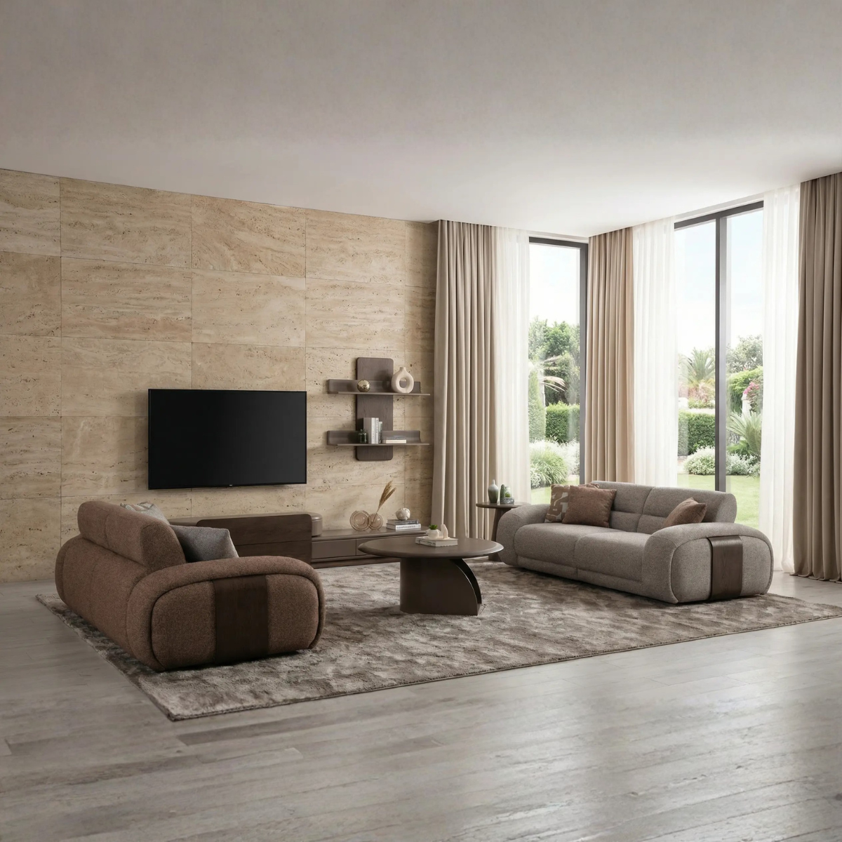Set canapele si fotolii Bucle, Lux Stark