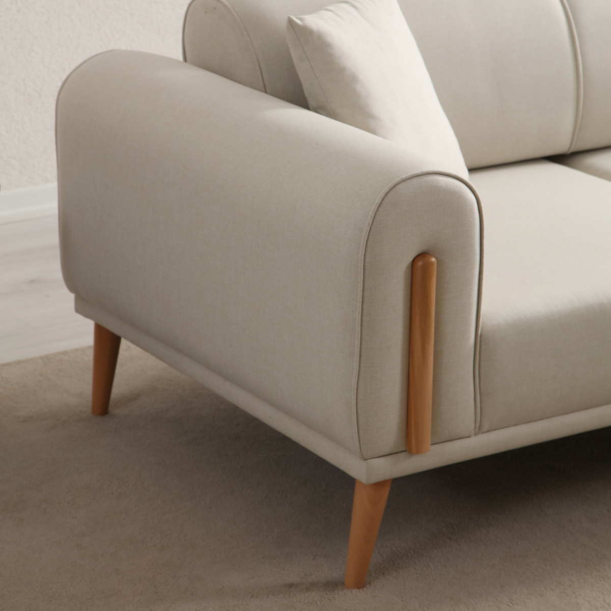 Coltar modern cu extensie Leon