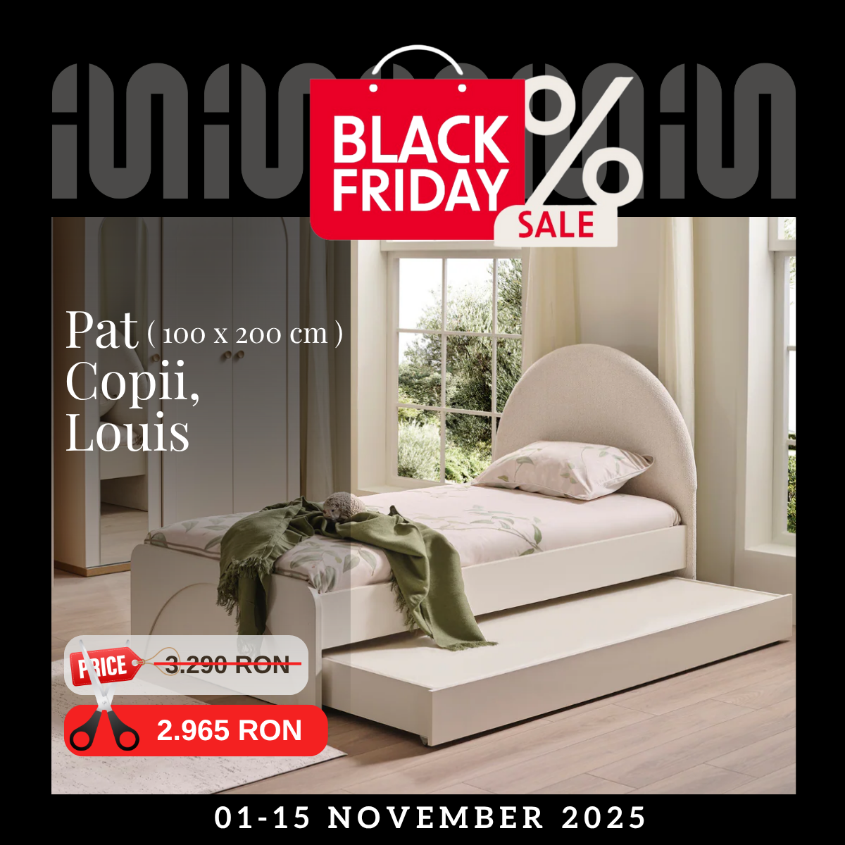 Dormitor Modular pentru Copii, Louis