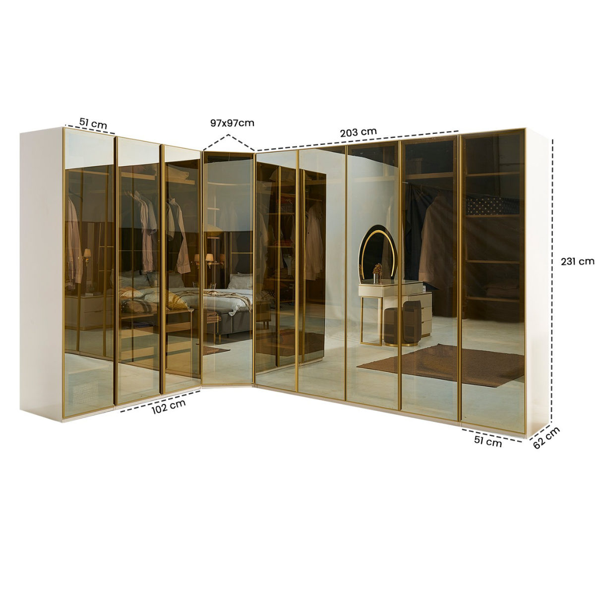 Dulap modular de lux  ,Boston