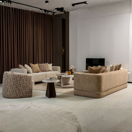 Set Canapea Moderna cu Fotolii, Golf