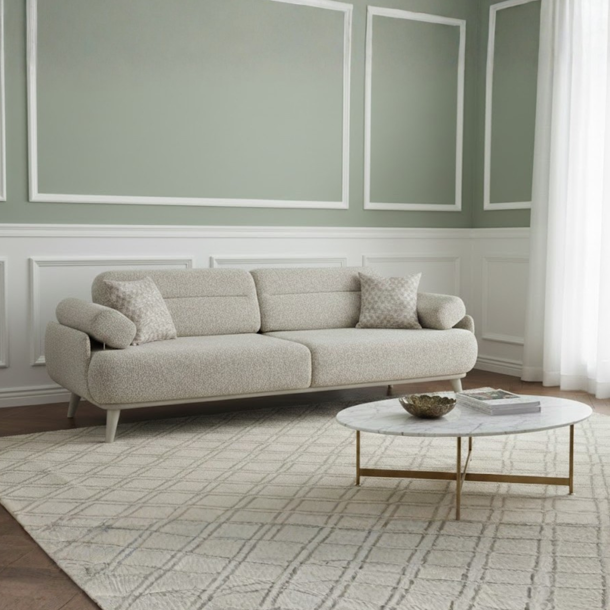 Canapea 3 locuri Bucle Madrid – Design Luxury Modern și Confort Premium