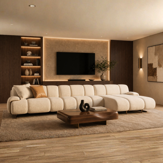 Colțar Modular Bucle cu extensie ,Terra