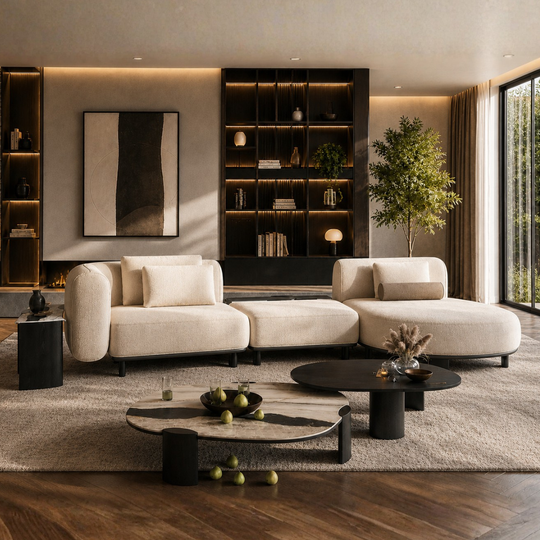 Colectia Modulara Bouclé Galla – design modern pentru living
