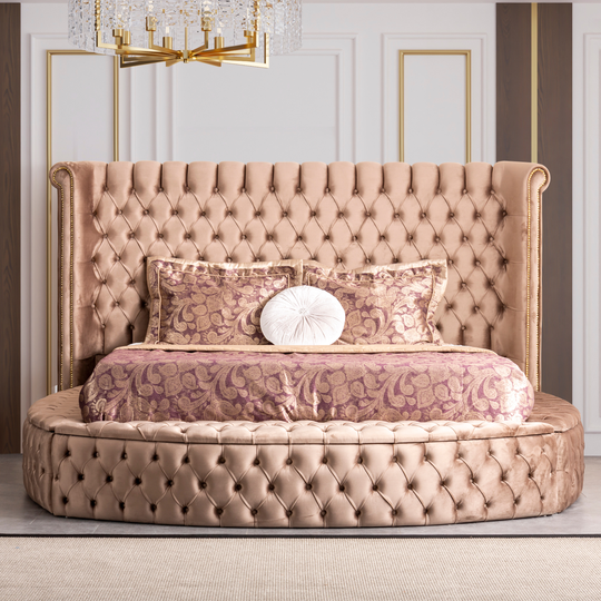 Pat tapițat cu lada de depozitare, Perra A