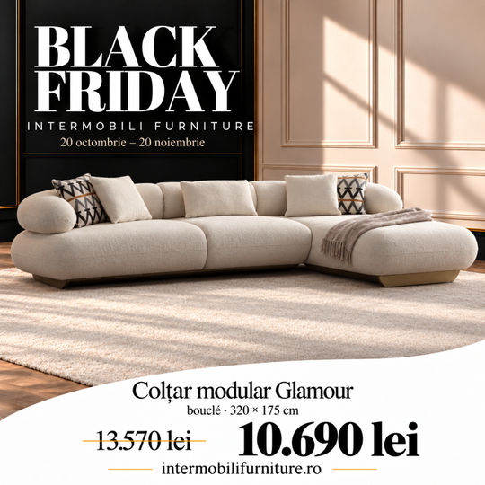 Canapele și Colțare Modulare Glamour Bucle