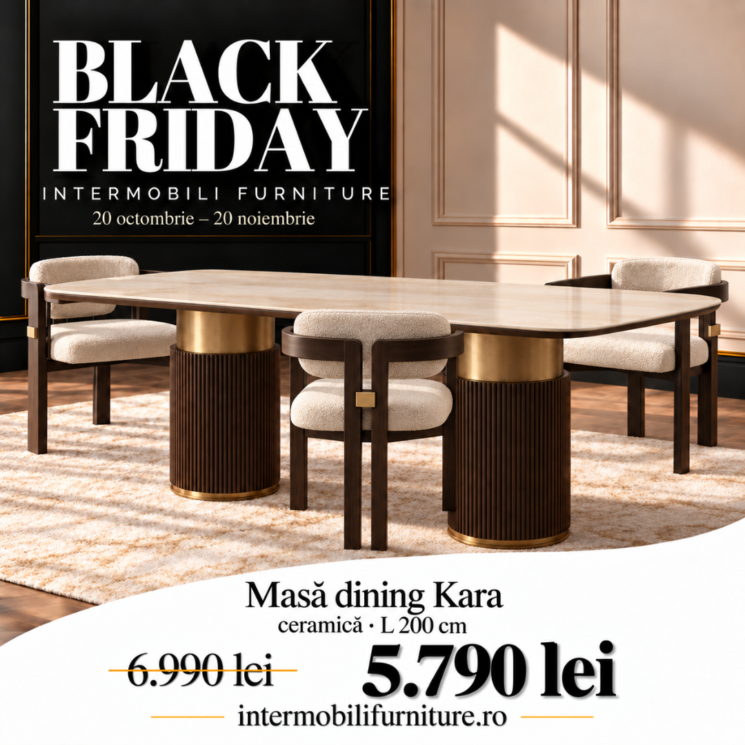 Masa De Dining, Kara Ceramic