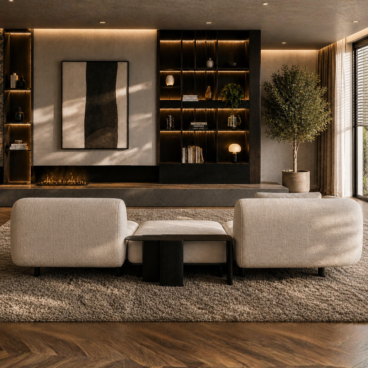 Colectia Modulara Bouclé Galla – design modern pentru living
