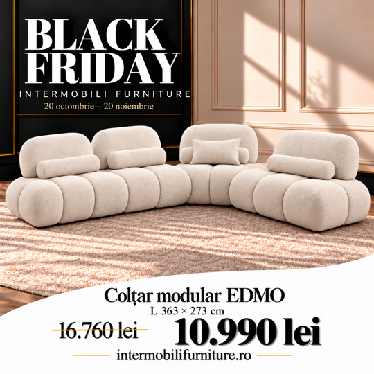Gama de Canapele si Coltare Modulare, Edmo Bucle