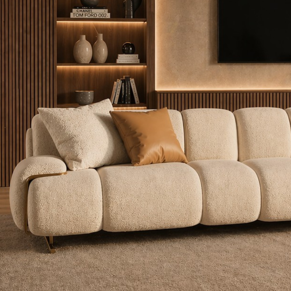 Colțar Modular Bucle cu extensie ,Terra